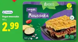 Lidl Vegan moussaka aanbieding