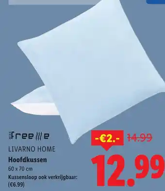 Lidl Livarno home Hoofdkussen aanbieding
