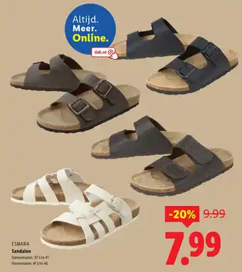 Lidl ESMARA Sandalen aanbieding
