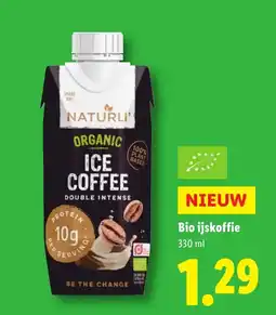 Lidl Bio ijskoffie aanbieding