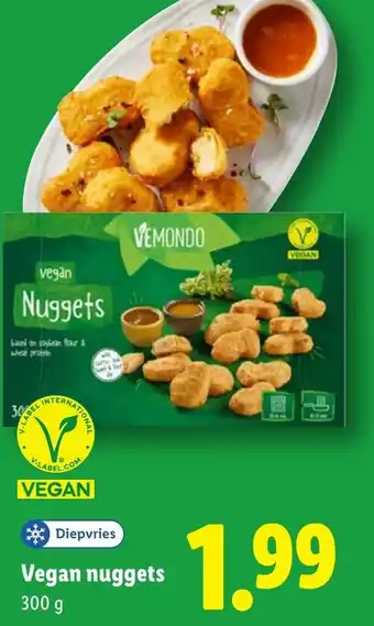 Lidl Vegan nuggets aanbieding
