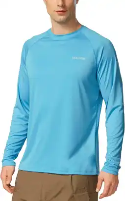 Amazon BALEAF Uv-herenshirt, waterbestendige, UPF 50+, lycra, zonwerend, lange mouwen aanbieding