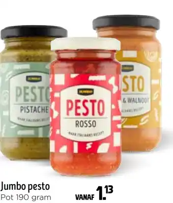 Jumbo Jumbo pesto aanbieding