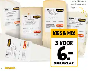 Jumbo KIES & MIX aanbieding