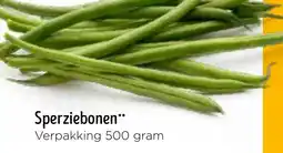 Jumbo Sperziebonen aanbieding