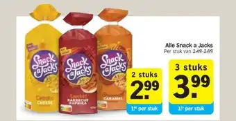 Albert Heijn Alle Snack a Jacks aanbieding