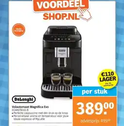 Albert Heijn Volautomaat Magnifica Evo aanbieding