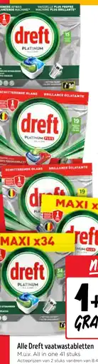 Jumbo Alle Dreft vaatwastabletten aanbieding