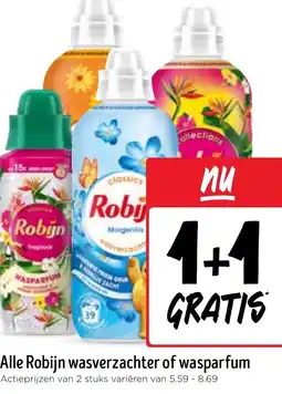 Jumbo Alle Robijn wasverzachter of wasparfum aanbieding