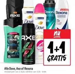 Jumbo Alle Dove, Axe of Rexona aanbieding