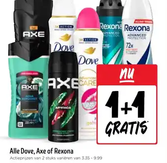 Jumbo Alle Dove, Axe of Rexona aanbieding