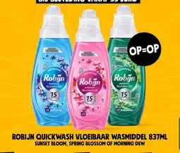 Jumbo Robijn quickwash vloeibaar wasmiddel aanbieding