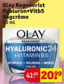 Kruidvat Olay Regenerist Hyaluron+Vitb5 Dagcrème aanbieding