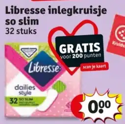 Kruidvat Libresse inlegkruisje so slim aanbieding