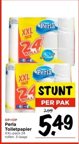 Vomar Voordeelmarkt Perla Toiletpapier aanbieding