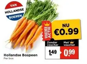 Vomar Voordeelmarkt Hollandse Bospeen aanbieding