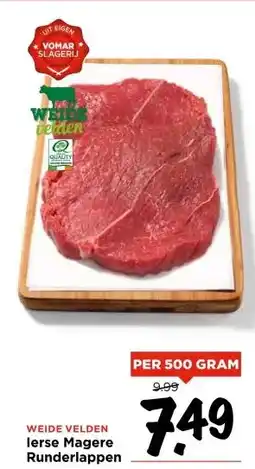 Vomar Voordeelmarkt WEIDE VELDEN lerse Magere Runderlappen aanbieding