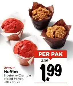 Vomar Voordeelmarkt Muffins aanbieding