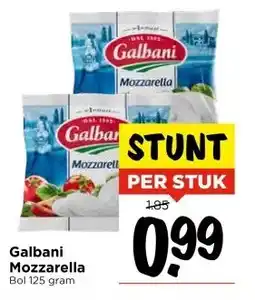 Vomar Voordeelmarkt Galbani Mozzarella aanbieding