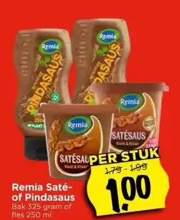 Vomar Voordeelmarkt Remia Saté- of Pindasaus aanbieding