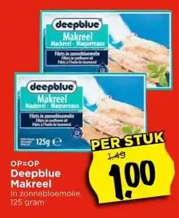Vomar Voordeelmarkt OP=OP Deepblue Makreel aanbieding
