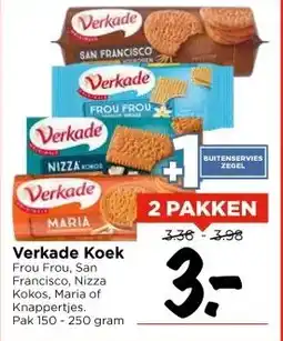 Vomar Voordeelmarkt Verkade koek aanbieding