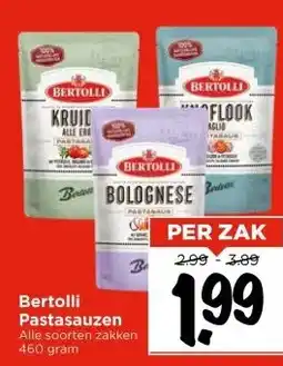 Vomar Voordeelmarkt Bertolli Pastasauzen aanbieding