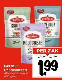 Vomar Voordeelmarkt Bertolli Pastasauzen aanbieding