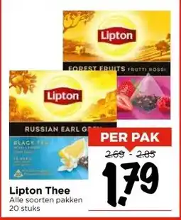 Vomar Voordeelmarkt Lipton Thee aanbieding