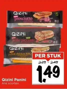 Vomar Voordeelmarkt Qizini Panini aanbieding