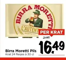 Vomar Voordeelmarkt Birra Moretti Pils aanbieding