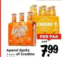Vomar Voordeelmarkt Aperol Spritz 3-pack of Crodino 6-pack aanbieding