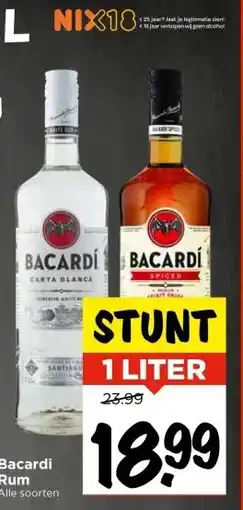 Vomar Voordeelmarkt Bacardi Rum aanbieding