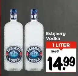 Vomar Voordeelmarkt Esbjaerg Vodka aanbieding
