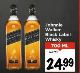 Vomar Voordeelmarkt Johnnie Walker Black Label Whisky aanbieding