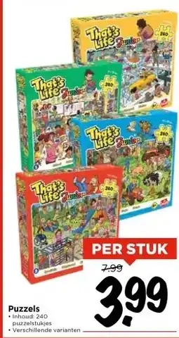 Vomar Voordeelmarkt Puzzels aanbieding