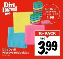 Vomar Voordeelmarkt Dirt Devil Microvezeldoekjes aanbieding