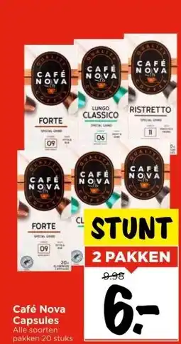 Vomar Voordeelmarkt Café Nova Capsules aanbieding