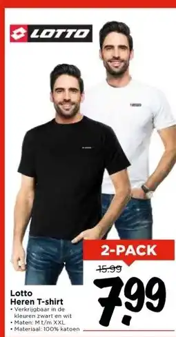 Vomar Voordeelmarkt Lotto Heren T-shirt aanbieding