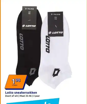Action Lotto sneakersokken aanbieding
