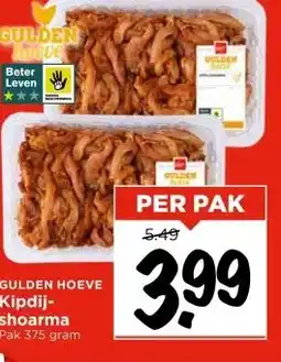 Vomar Voordeelmarkt GULDEN HOEVE Kipdij- shoarma aanbieding