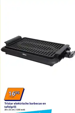 Action Tristar elektrische barbecue en tafelgrill aanbieding