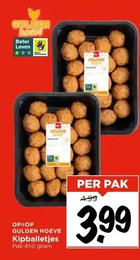 Vomar Voordeelmarkt GULDEN HOEVE Kipballetjes aanbieding