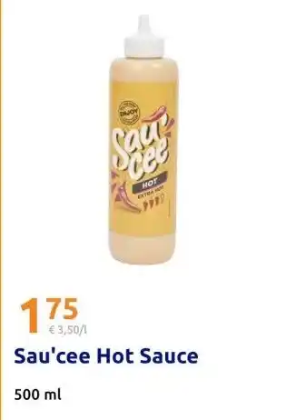Action Sau'cee Hot Sauce aanbieding
