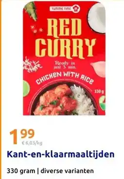 Action Kant-en-klaarmaaltijden aanbieding