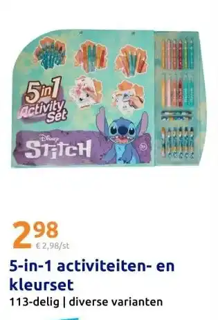 Action 5-in-1 activiteiten- en kleurset aanbieding