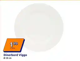 Action Dinerbord Viggo aanbieding