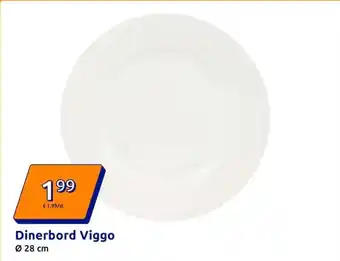 Action Dinerbord Viggo aanbieding