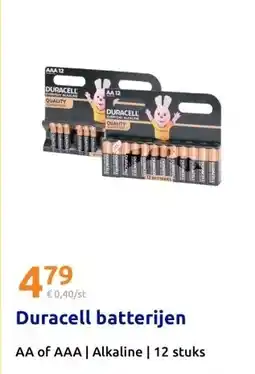 Action Duracell batterijen aanbieding