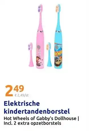 Action Elektrische kindertandenborstel aanbieding